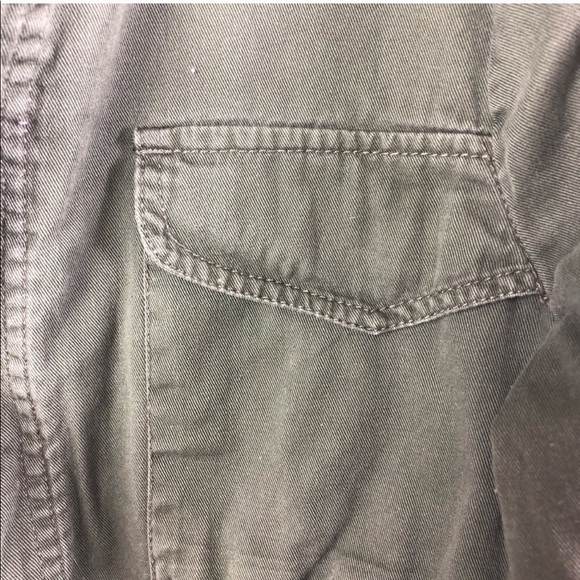 Long sleeve army green utility jacket - Picture 6 of 6